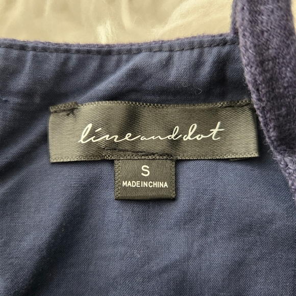 Line & Dot Bundle ELINE APRON TOP & The Tate: Double Waistband Shorts. Size Smal - Picture 9 of 9